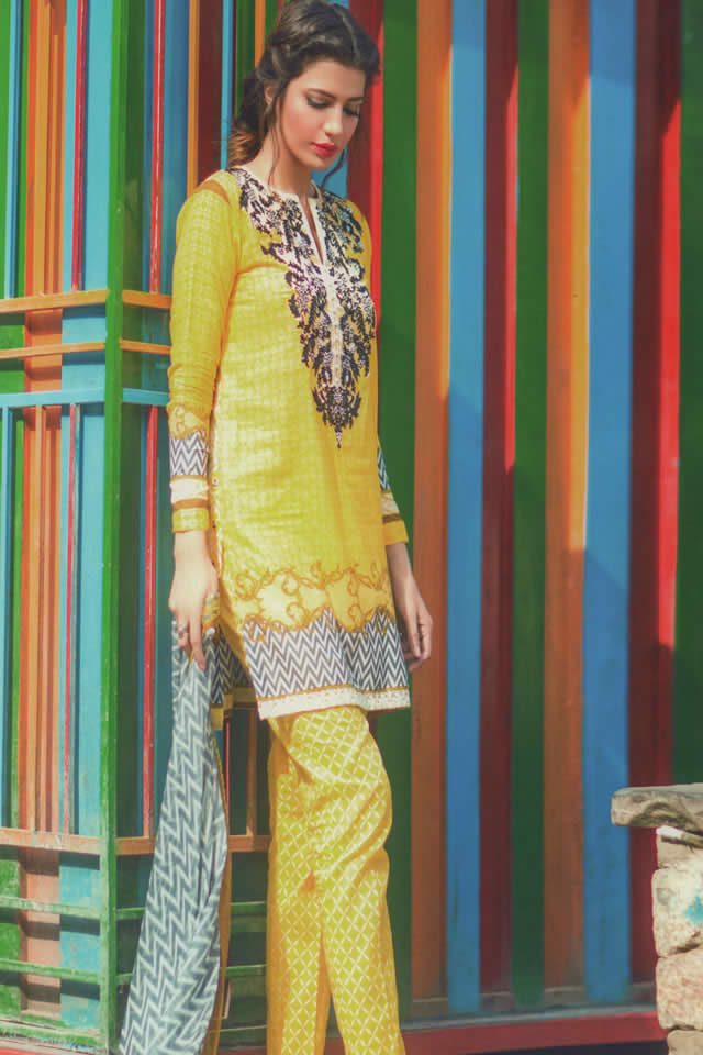 Mina Hasan Lawn Collection 2016